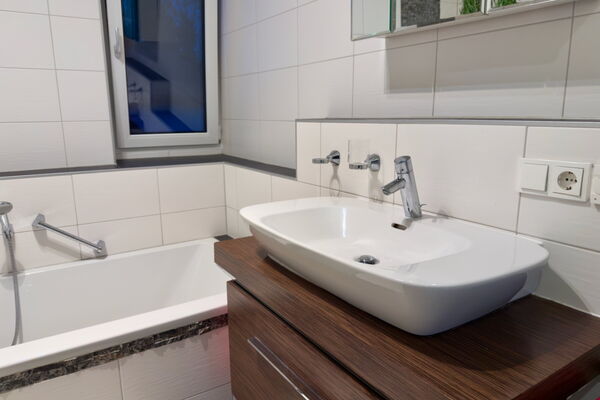 Blick auf die Therme Bad Aibling von der Ferienwohnung